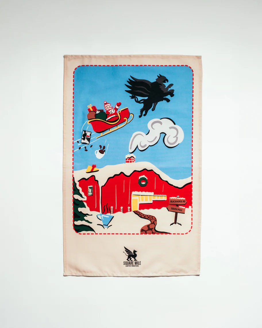 Coffee Santa Tea Towels