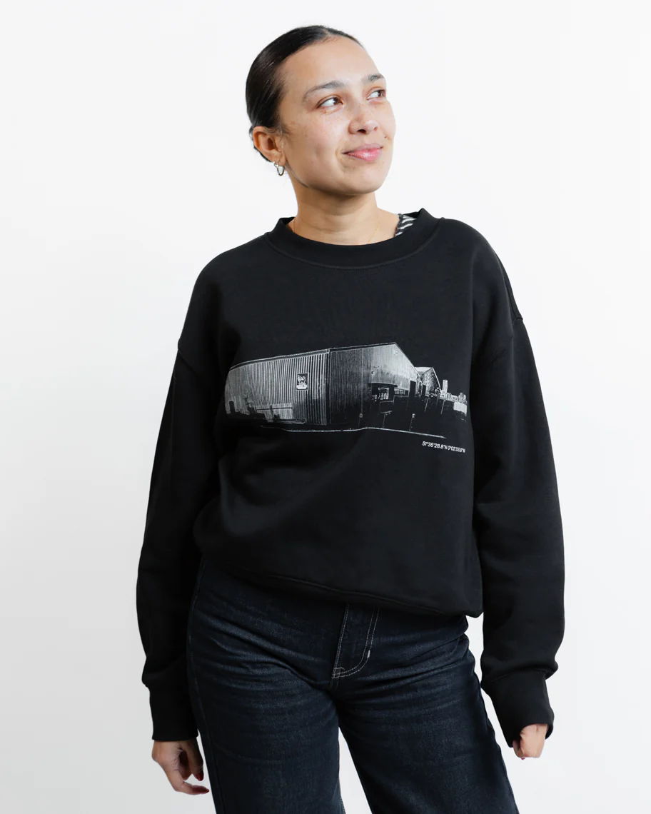 Cropped Roastery Crew Sweatshirt
